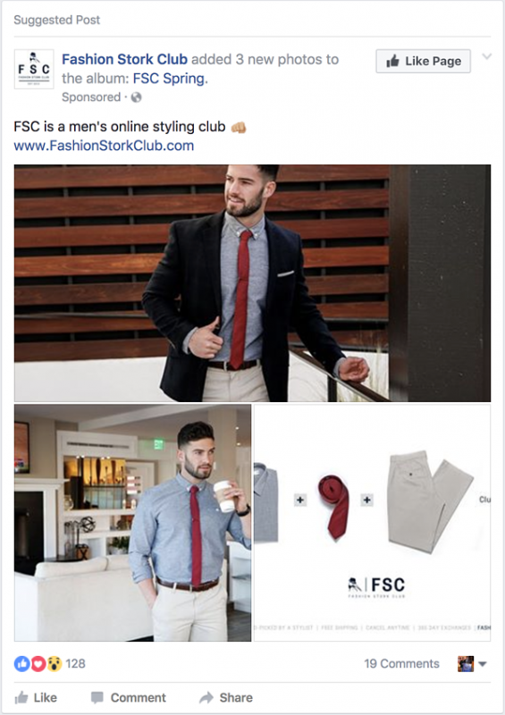 các loại facebook ads