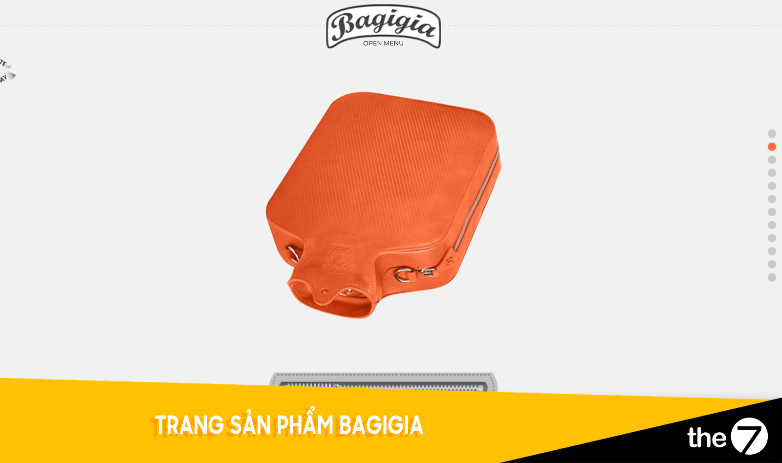 Thiết kế website bán hàng - Trang bán hàng Babagia