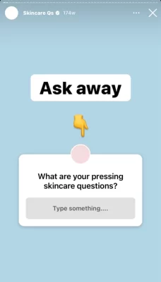 Sticker câu hỏi trong Instagram