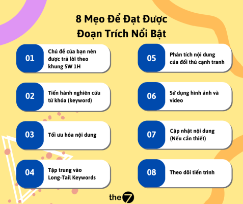 8 mẹo chiếm vị trí featured snippets