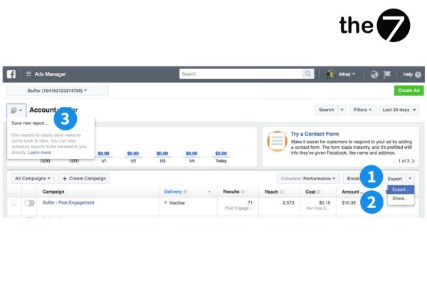Chia sẻ dữ liệu quảng cáo từ Facebook Ads Manager