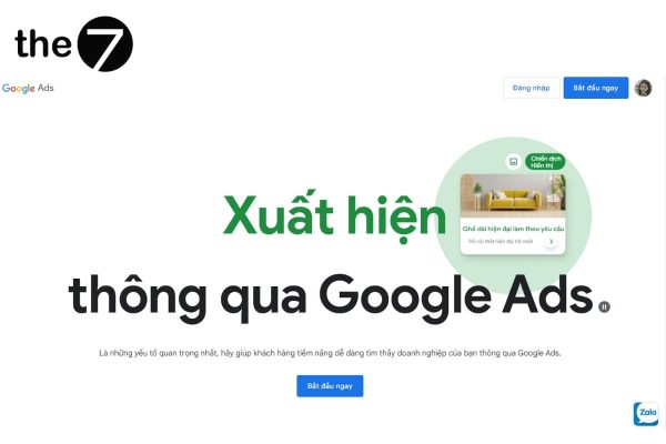 Đăng nhập tài khoản Gmail vào trang web tạo quảng cáo của Google Ads