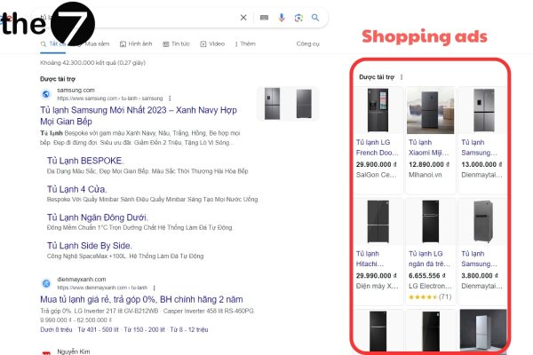 Quảng cáo mua sắm (Google Shopping)