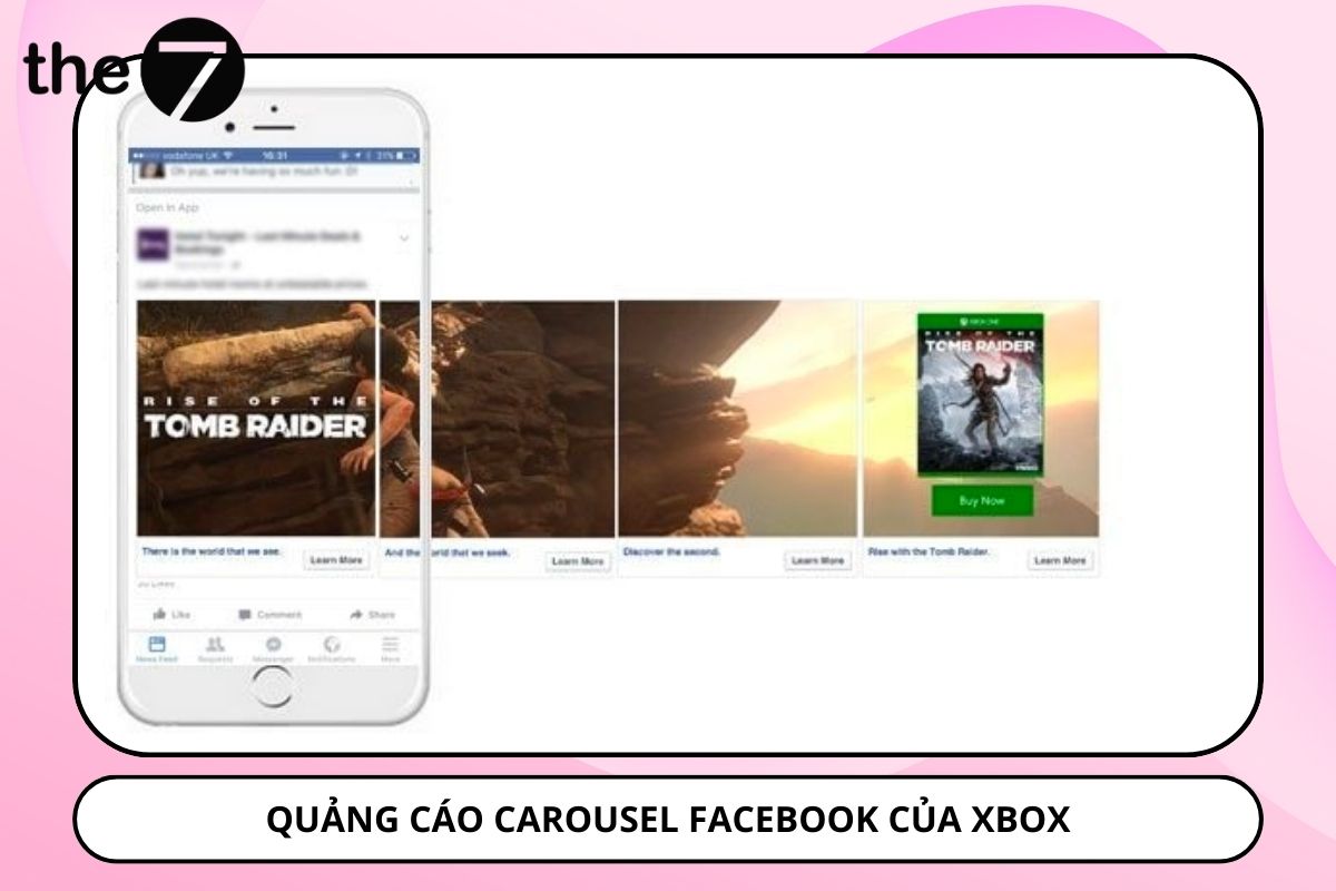 Quảng cáo trò chơi bằng Carousel Ads của Xbox