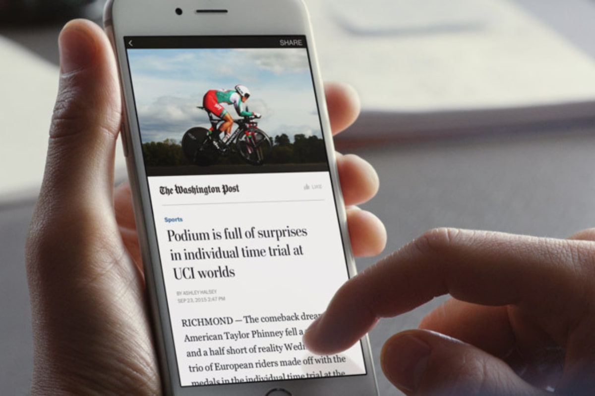 Mô phỏng Facebook Instant Articles ads