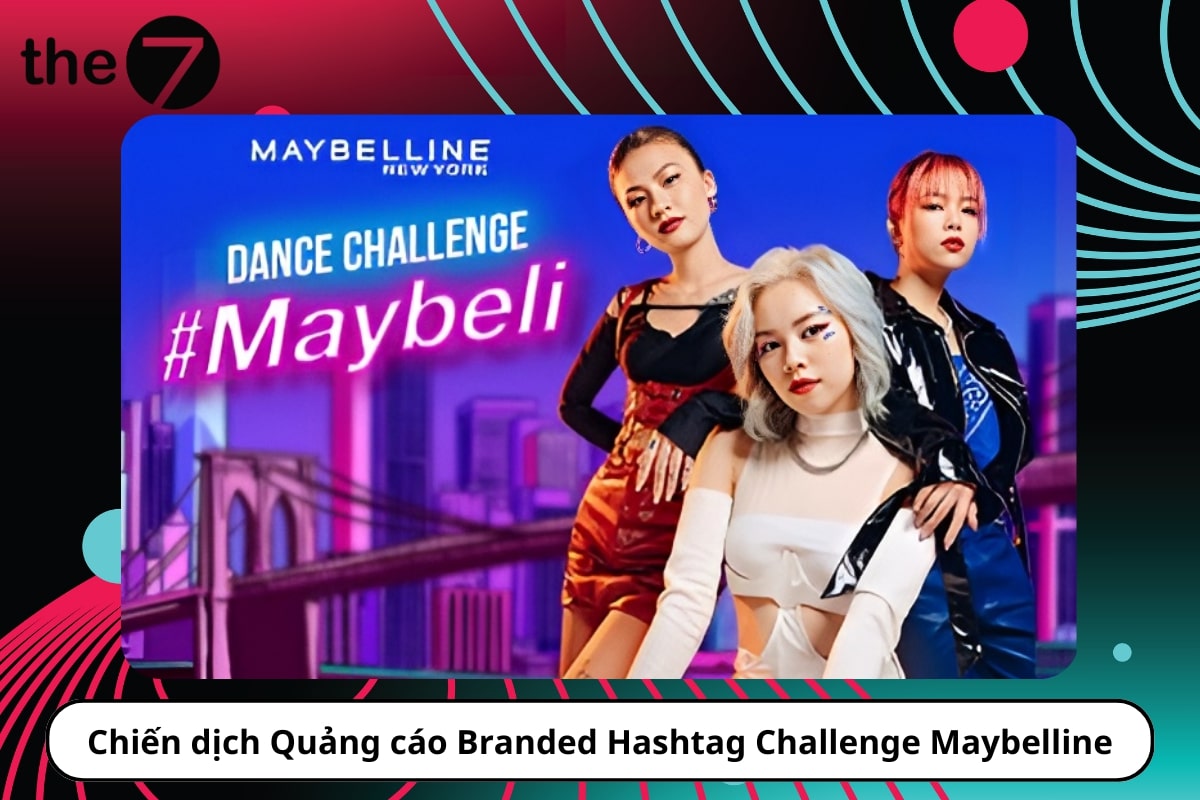 Maybelline sử dụng cách chơi chữ cho hashtag #Maybeli (Mấy bé lì) sản phẩm son mới ra mắt của hãng