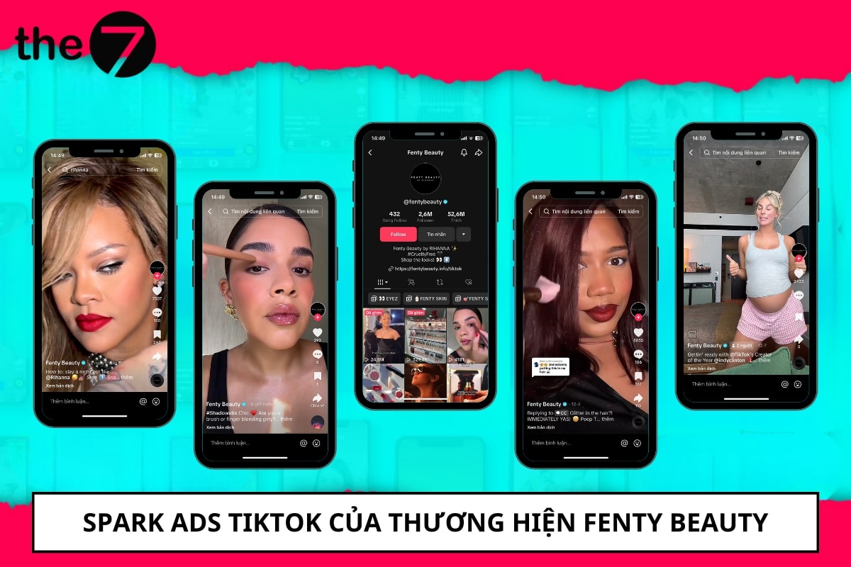 Cách Fenty Beauty và các Influencers áp dụng Spark Ads trên nền tảng TikTok