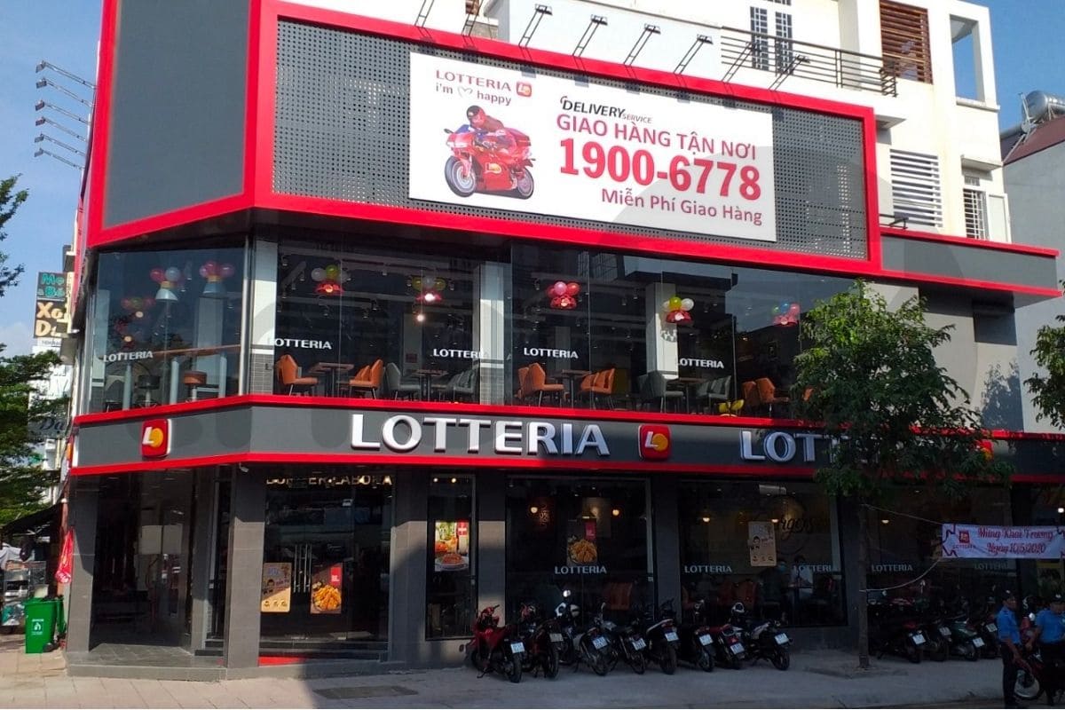 Các cửa hàng nhượng quyền Lotteria tại Việt Nam