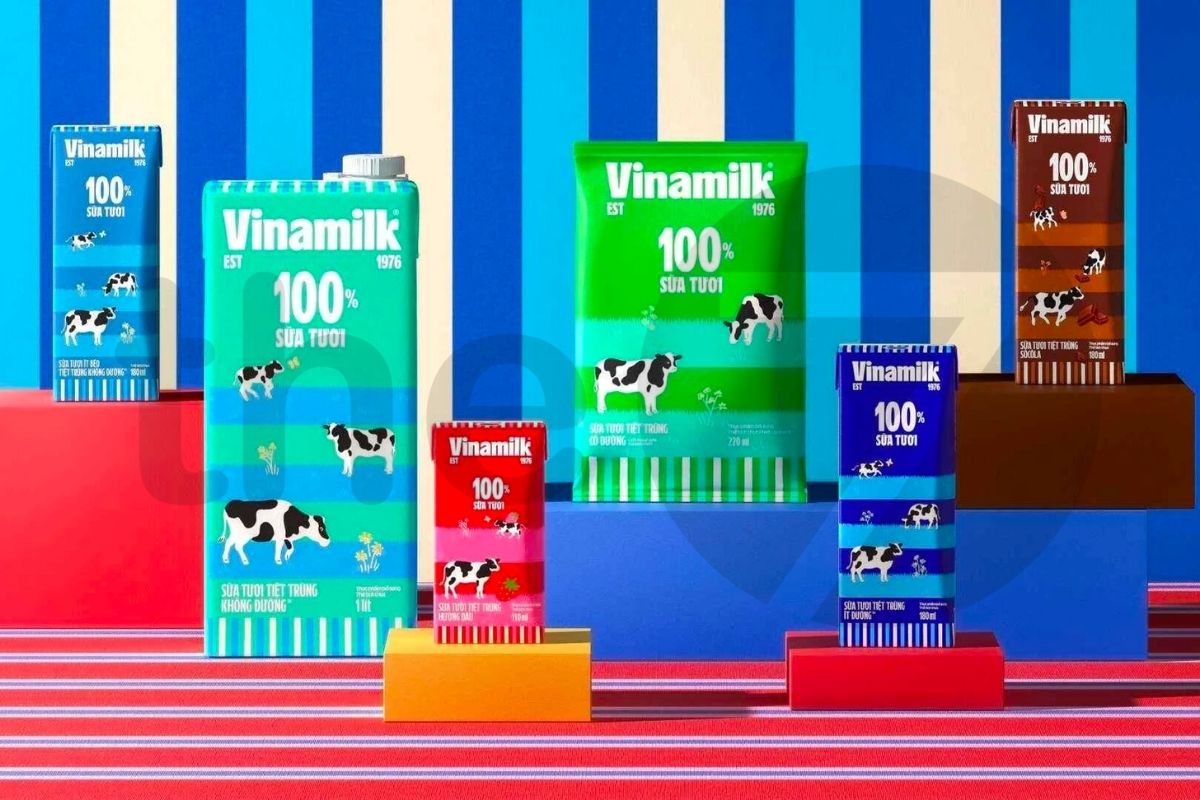 Vinamilk giới thiệu logo mới trên bao bì sản phẩm sữa hộp của thương hiệu