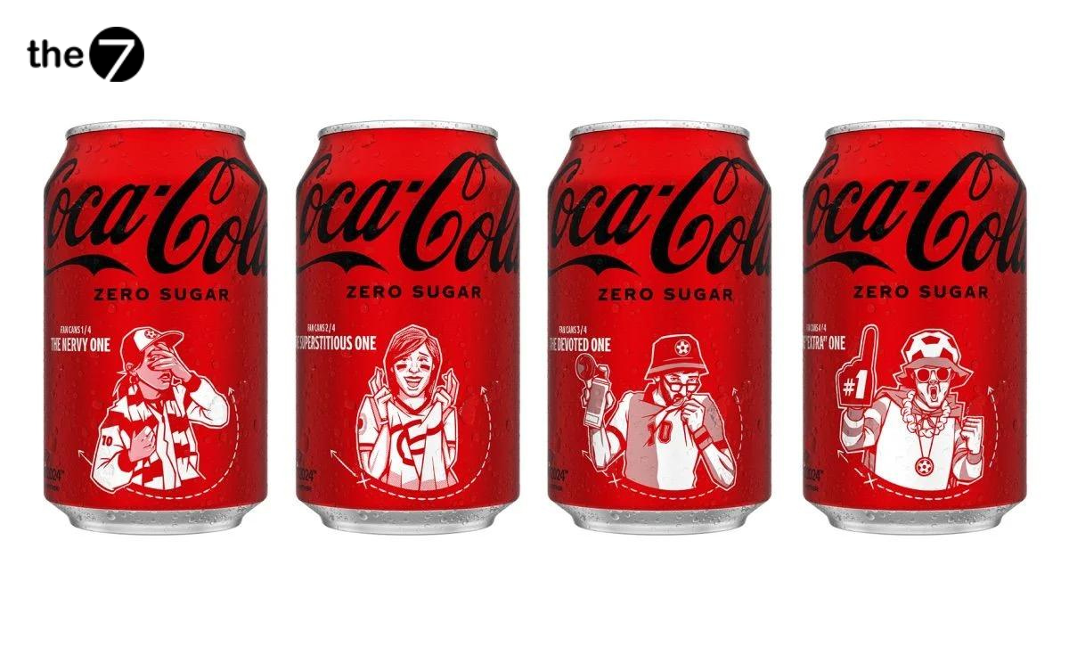 Bộ sưu tập bao bì mới của Coca-Cola Zero Sugar. Nguồn: Yahoo Finance