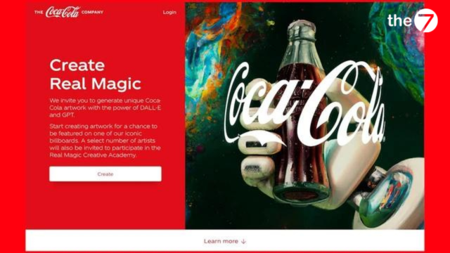 Nền tảng Create Real Magic trong một chiến dịch của Coca-Cola