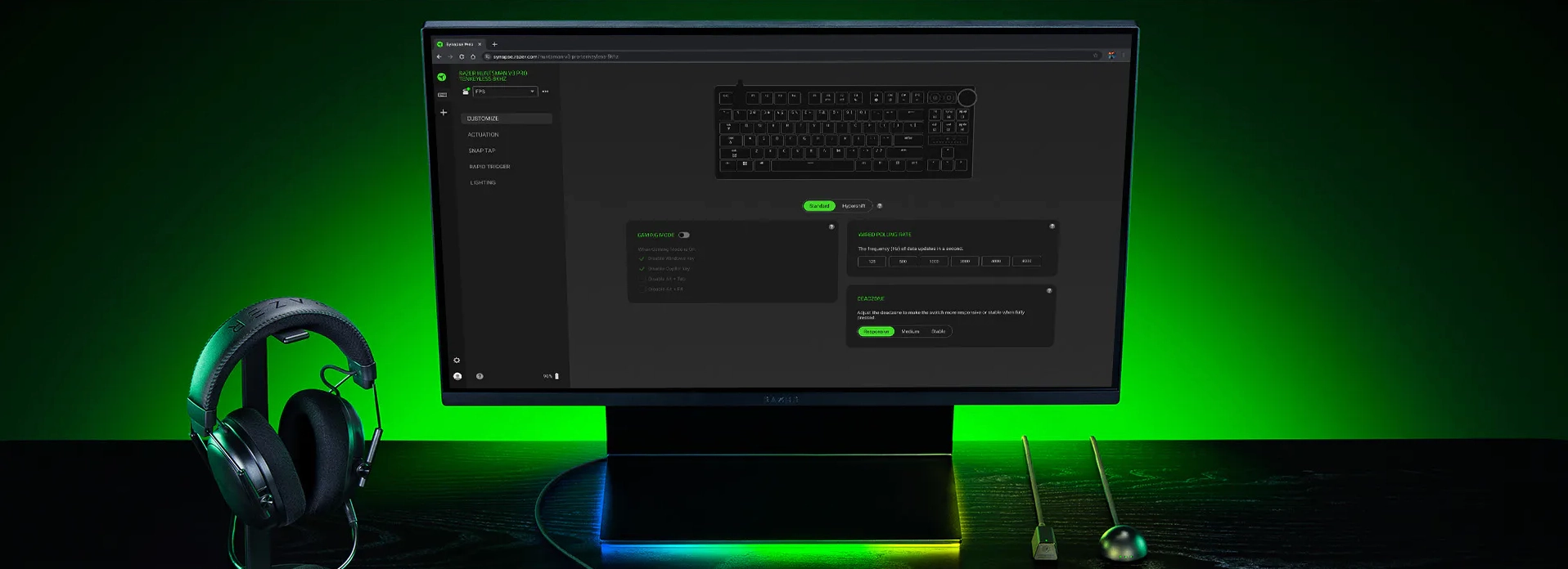 Cấu hình chơi game chuyên nghiệp với thiết bị Razer