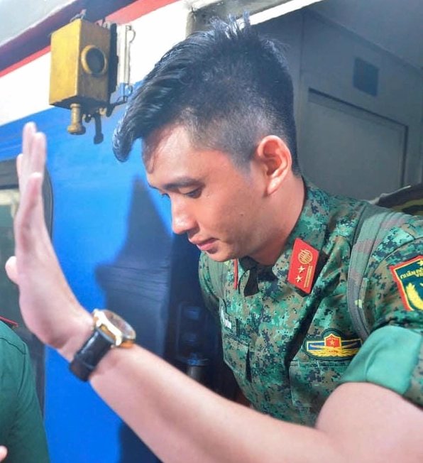 Chân dung Thượng úy Lê Hoàng Hiệp
