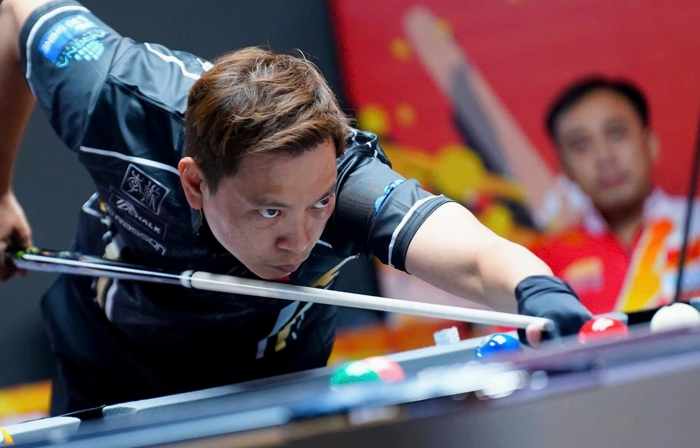 Cơ thủ Dương Quốc Hoàng thi đấu tại chung kết nội dung 9 bi giải billiards & Snooker các CLB quốc gia 2026