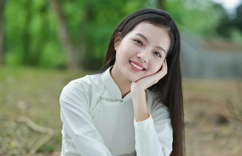 Diễn viên Bích Ngọc với vẻ đẹp mộc mạc