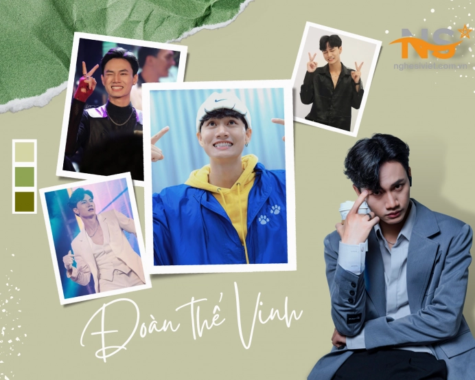 Đoàn Thế Vinh trong một buổi chụp hình