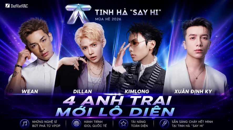 Đội hình Tinh Hà 'Say Hi' với sự góp mặt của Xuân Định KY.
