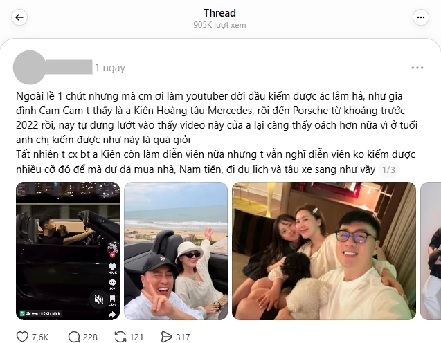 Gia đình Kiên Hoàng và Cam Cam