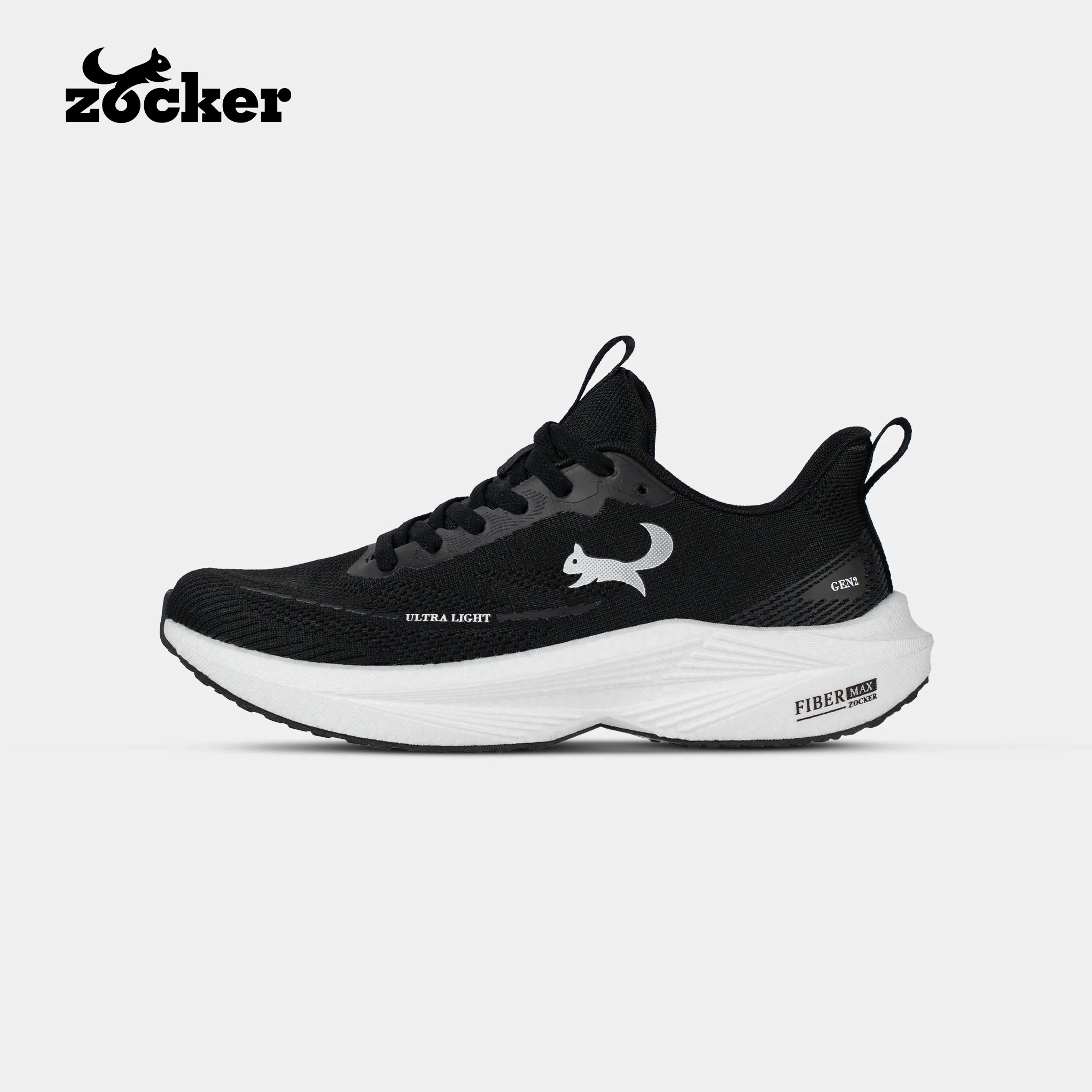 Giày chạy bộ Zocker Ultra Light Gen 2 - Đen