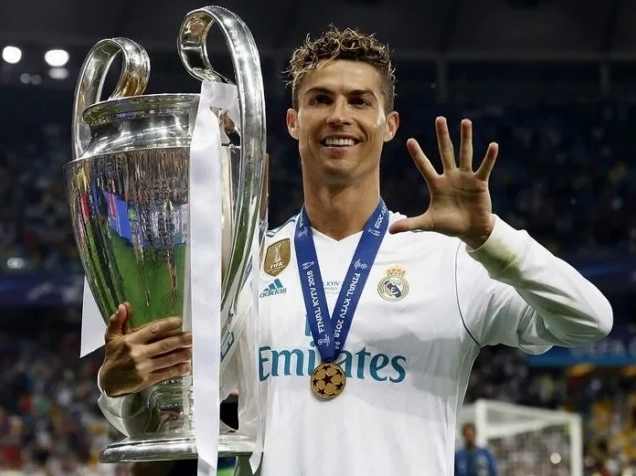 Hình ảnh Cristiano Ronaldo thi đấu