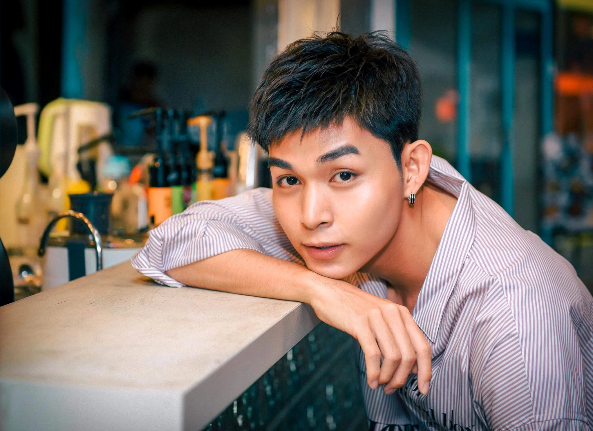 Jun Phạm trong một sự kiện.