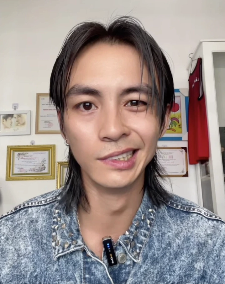 Lãnh Thanh với phong thái cuốn hút
