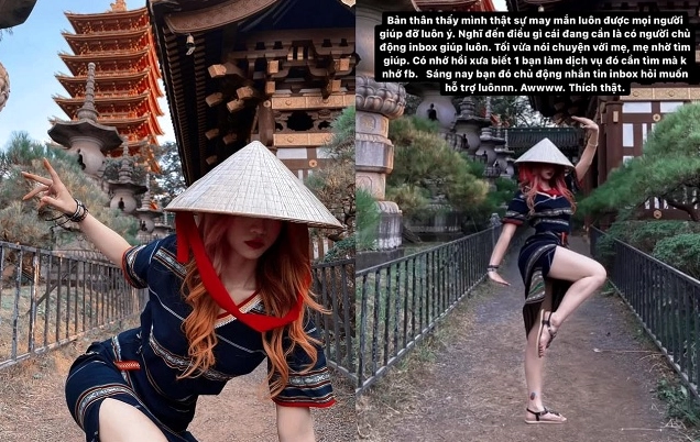Lê Bống với phong cách đời thường.