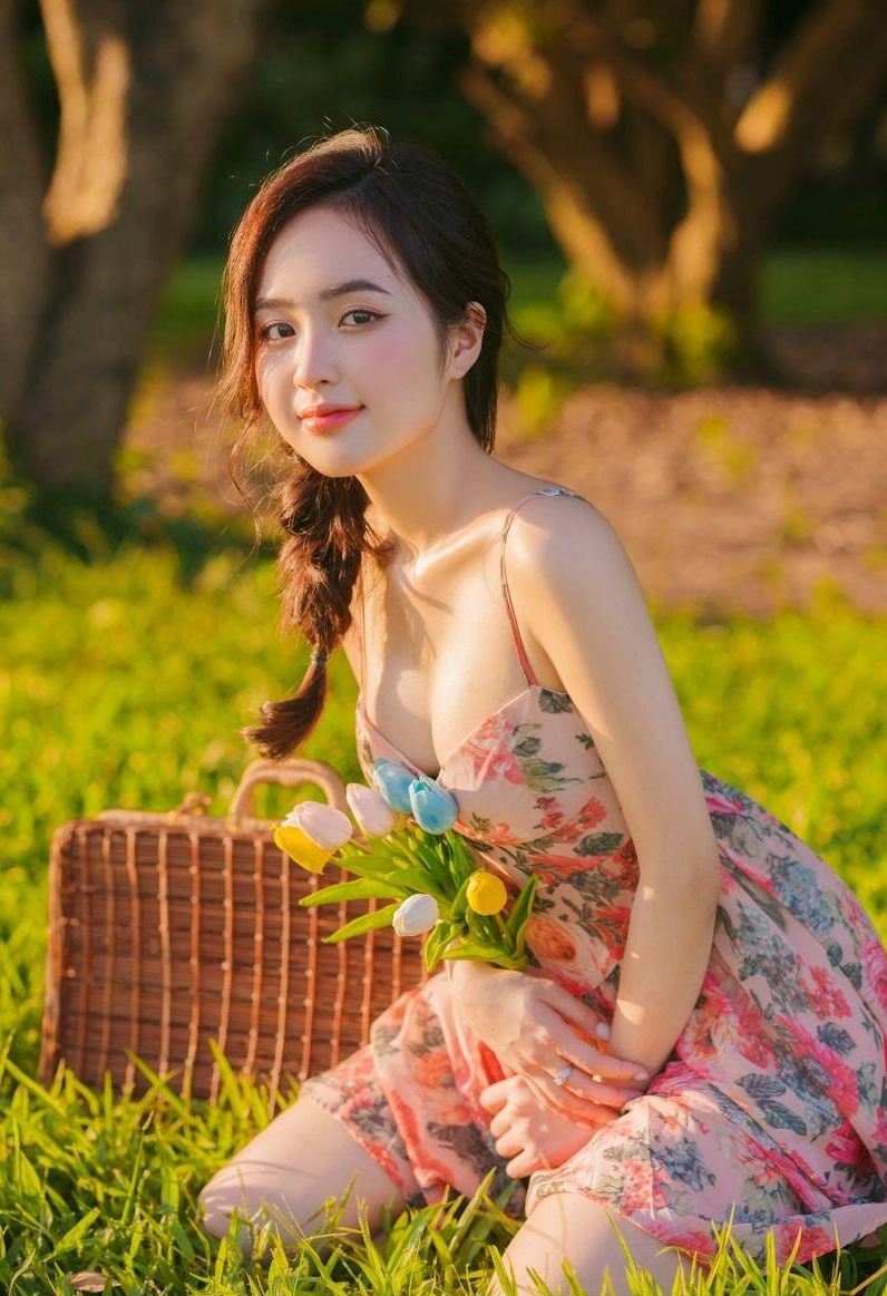 Lê Phương Anh trong một buổi chụp hình.
