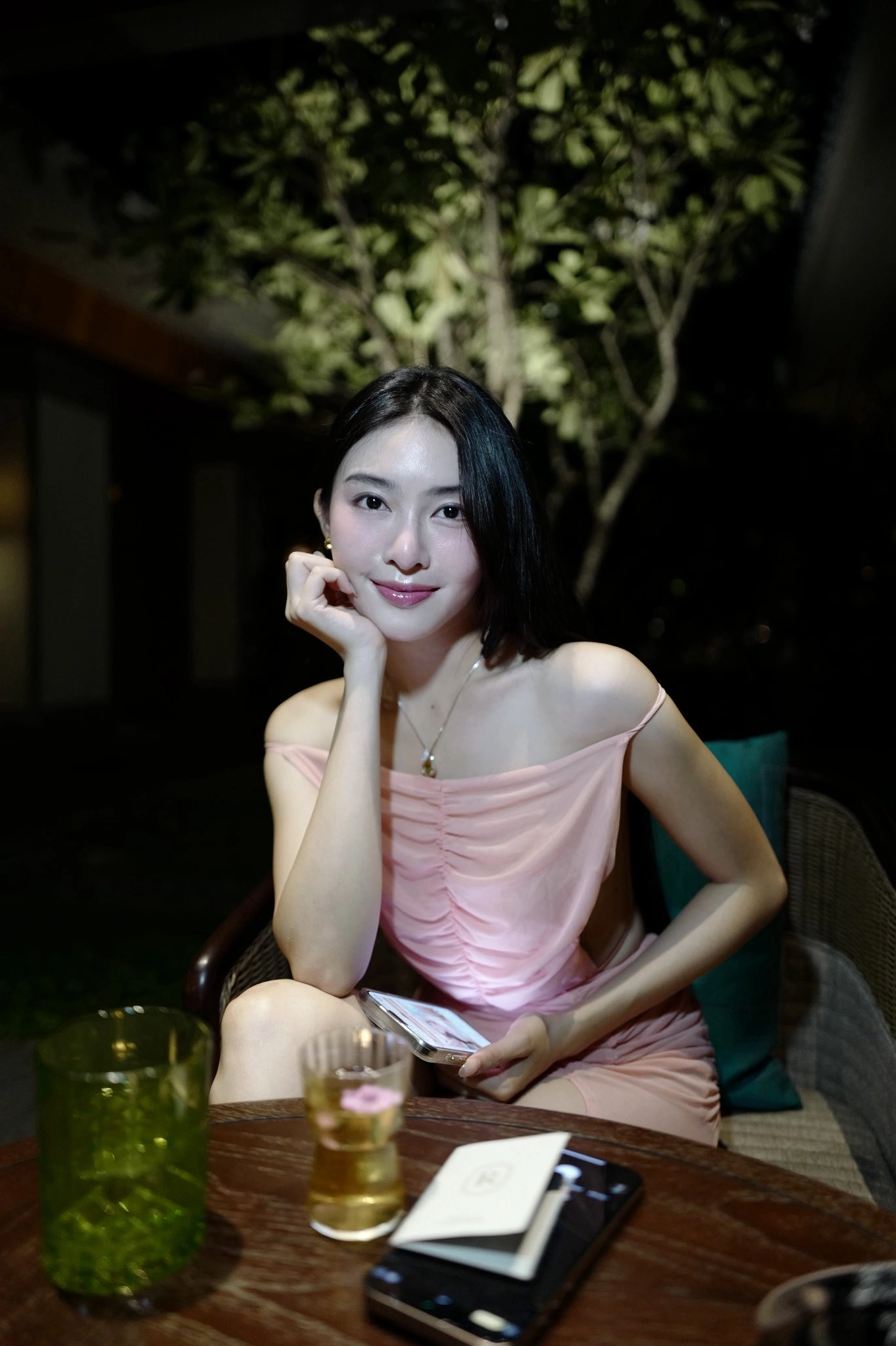 Linh Trương với thần thái tự tin