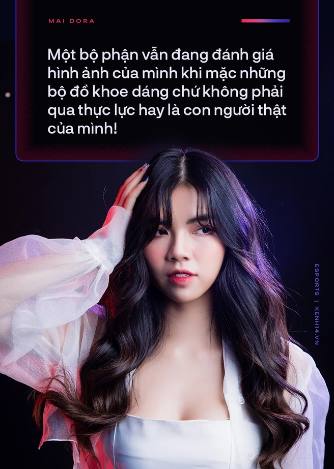 Mai Dora với nụ cười tươi tắn
