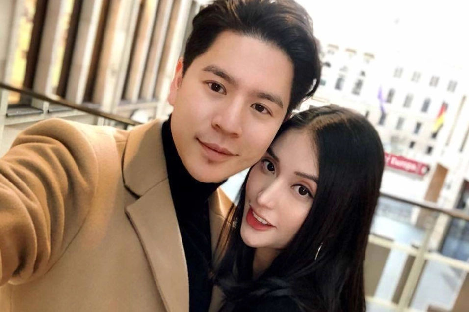 Mai Hồ hạnh phúc bên chồng