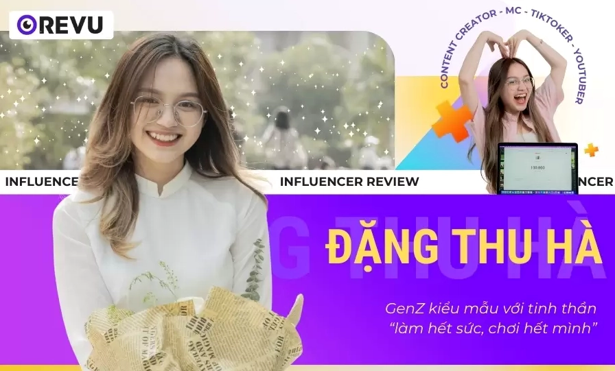Mây Schannel trong vai trò influencer review.