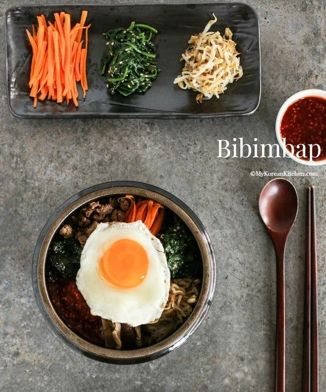 Món ăn Bibimbap truyền thống của Hàn Quốc