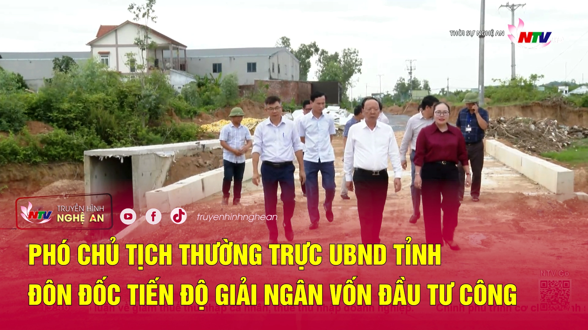 Phó Chủ tịch Thường trực UBND tỉnh đôn đốc tiến độ giải ngân vốn đầu tư công