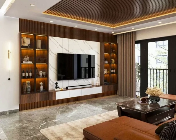 Phong cách thiết kế phòng khách hiện đại đơn giản