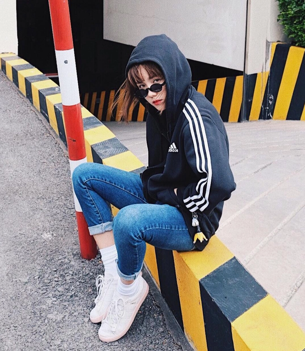 Phương Ly với nụ cười tỏa nắng