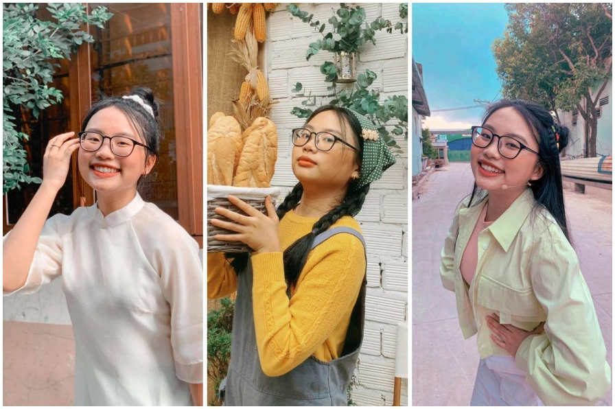 Phương Mỹ Chi với mái tóc ngắn