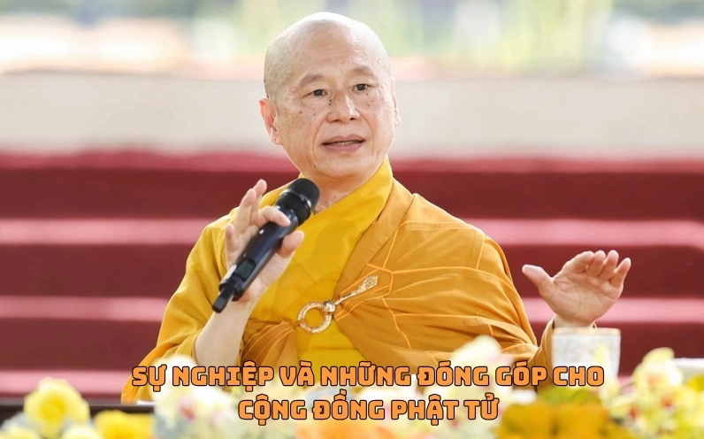 Sự nghiệp và những đóng góp cho cộng đồng Phật tử của Thích Chân Quang