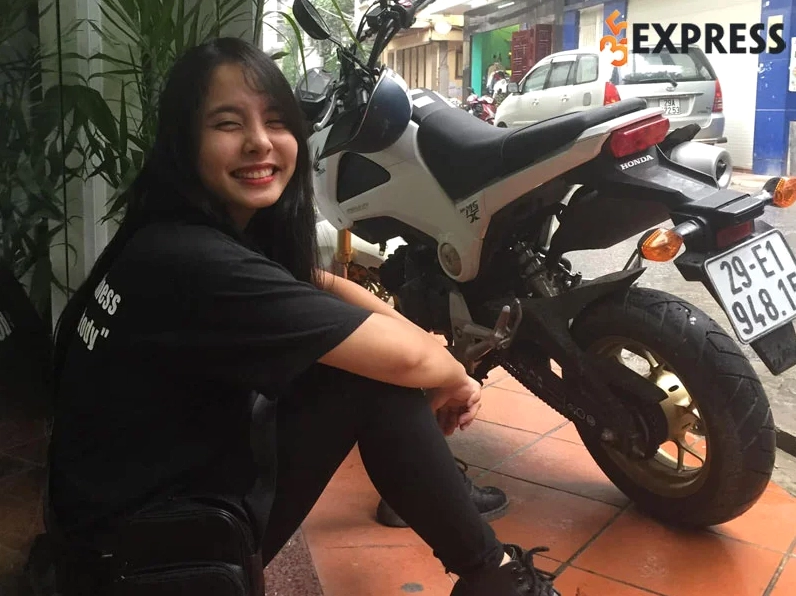 Trang Mixi trẻ trung và xinh đẹp.
