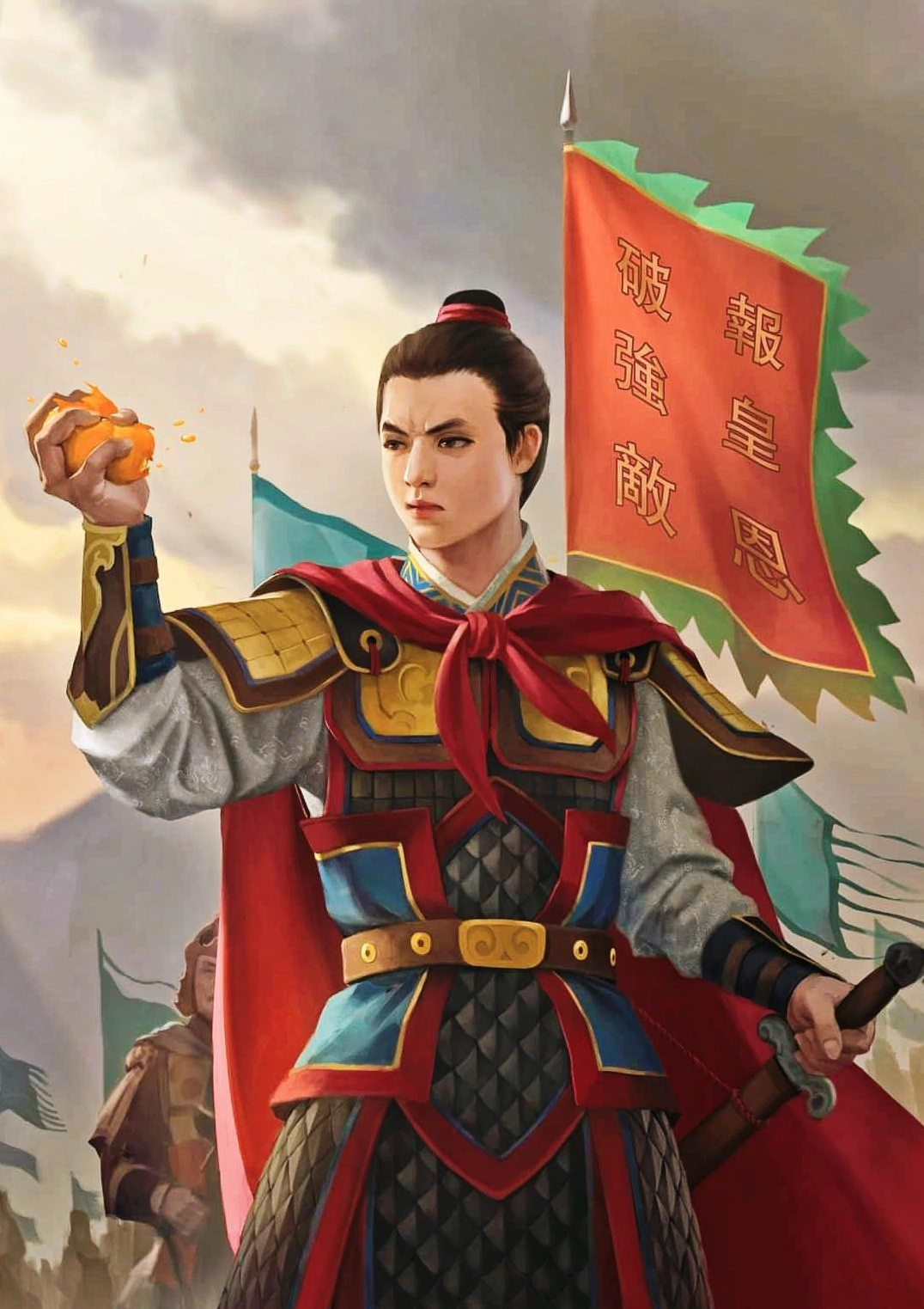 Tranh minh họa Trần Quốc Toản