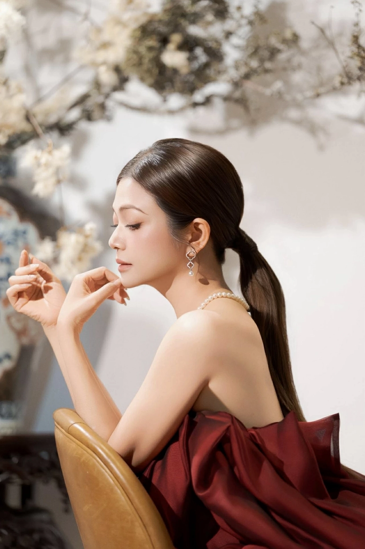 Vẻ đẹp cuốn hút của diễn viên Kiều Anh.