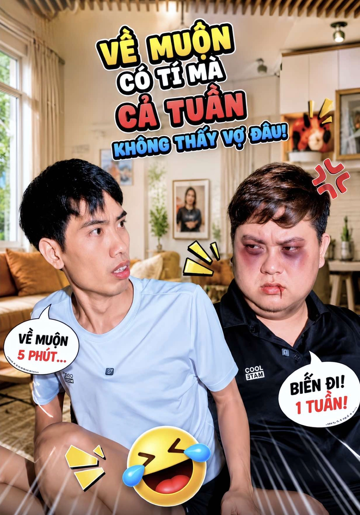 Về muộn có 1 tí mà cả tuần không thấy Vợ đâu a @Đạt Ca ạ #vinhgau