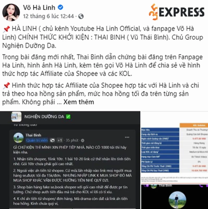 Võ Hà Linh với trang phục bắt mắt