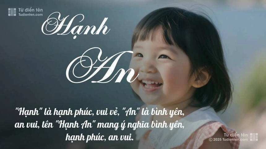 Ý nghĩa ngắn gọn của tên Hạnh An