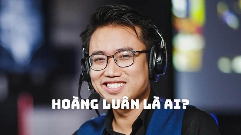 BLV Hoàng Luân trong một buổi bình luận