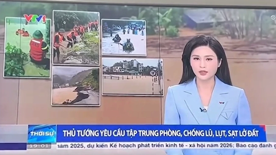 BTV Minh Trang trong một phân cảnh đáng chú ý