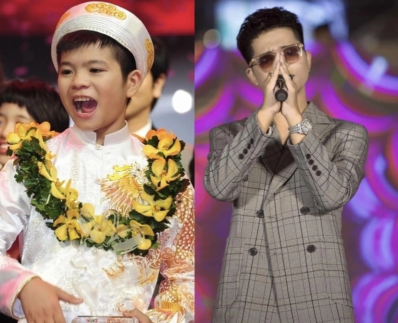 Cậu bé Nguyễn Quang Anh giành giải quán quân Giọng hát Việt nhí 2013.