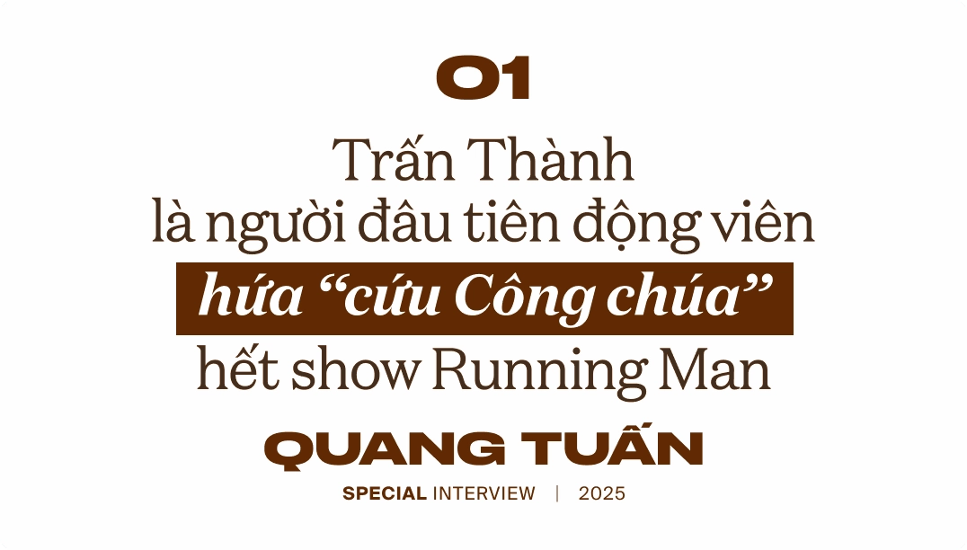 Diễn viên Quang Tuấn chia sẻ về những áp lực ban đầu.