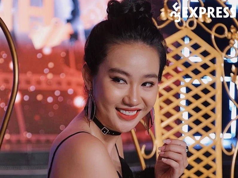 Diễn viên Song Ngư trong một phân cảnh phim