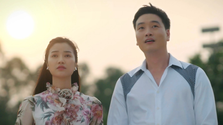 Diễn viên Trọng Lân và Anh Đào trong phim mới của VTV